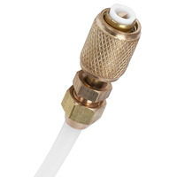Injecteur d'huile/teinture 30Ml, avec adaptateur du coupleur rapide à faible côté, 1/4 SAE, pour climatisation automobile, huile/colorant, seringue pistolet de graisse