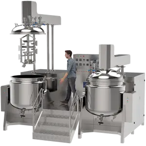 APVO high quality cosmetic making machine gel vacuum homogenizer emulsifier mixer machine vacuum mixer