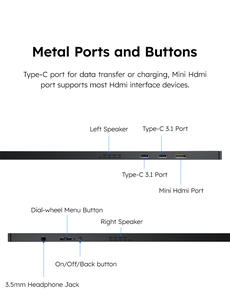 Nueva Pantalla LCD TFT de 15.6 Pulgadas 156QC de Alto Brillo 300 Cd/m con 100% SRGB para Kiosco de Información Comercial en Exteriores - Product Image 6