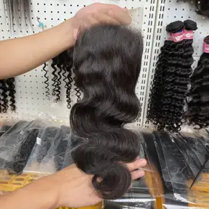 Wholesale Brazilian Virgin Cuticle Aligned Frontal Closure Hair 4x4 2x6 5x5 13x4 13x6 6x6 7x7 360 Swiss Lace Closure And Frontal