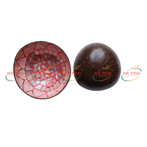 ชามมะพร้าวโมเสกชามกะลามะพร้าวที่เป็นมิตรต่อสิ่งแวดล้อมฝังด้วยเปลือกหอยมุกของที่ระลึกทำด้วยมือ - Product Image 6