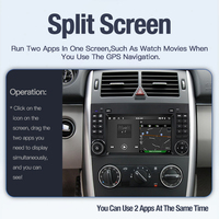 Autoradio Android 13 STWEI pour Mercedes Benz B200 W245 W169 W639, lecteur multimédia vidéo, navigation, CarPlay automatique, WiFi
