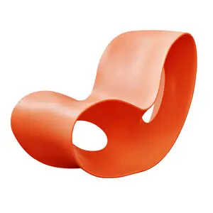 Y058-mecedora de fibra de vidrio FRP, cómoda silla clásica fácil para niños, para habitación