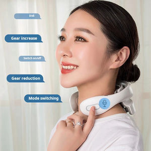Best Seller 2025 High Quality OEM Brand Smart <b>Massager</b> Heating Compression U-Shape <b>Electric</b> EMS Cervical Neck Shoulder Custom - Product Image 4