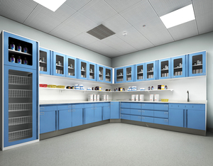 Tavolo di smaltimento medico in acciaio inox moderno Cabinet ospedale clinica Sterile elettrolitico in acciaio trattamento sala in metallo - Product Image 5