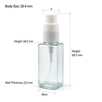 Contenant d'échantillons cosmétiques pour parfum, alcool, eau de soin et emballage personnalisé