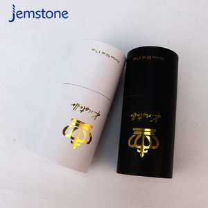 Emballage en tube de papier kraft recyclable pour flacons de parfum, boîte cosmétique avec estampage à chaud, emballage en tube de papier - Product Image 6