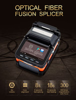 6 motorlar Fiber optik kaynakçı optik Fiber Fusion cihazı otomatik Splicer sinyal yangın lazer kaynakçı Fiber kablo