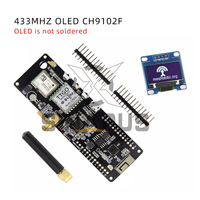 433/868/915/923Mhz TTGO T-Beam V1.1 ESP32 WiFi pour BLE LoRa Wifi GPS NEO-6M avec 18650 support de batterie avec OLED