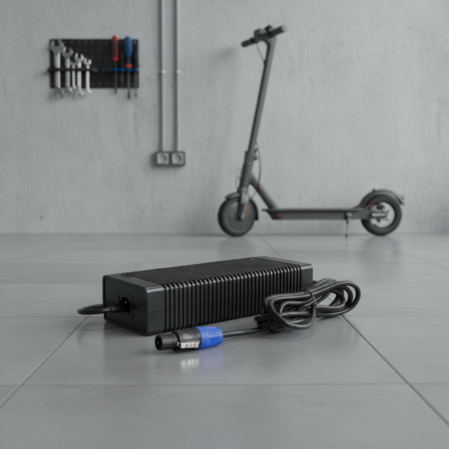 Lianyunda High-Efficiency XT60 Port Charger for E-Scooter Electric Motorcycle ETL UKCA Certified 42V6A Ternary Lithium Charger