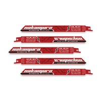 Lames de scie sabre bimétalliques OEM à pressage à chaud 9 pouces 19 mm épaisseur 0,9 mm 8-10 TPI pour le bricolage, la coupe du bois, du plastique et du métal mince