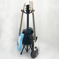 Grosir Langsung Pabrik Profesional Terlaris J-33C Tripod Lipat 3 Stand Gitar Display ABS Besi Instrumen Senar