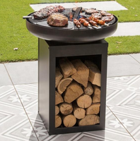Barbecue de qualité supérieure en acier corten pour le jardin
