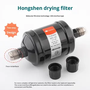فلتر هونغسن مزيل الرطوبة نوع BFK ثنائي الاتجاه ونوع DFS أحادي الاتجاه لتكييف الهواء وإزالة الرطوبة وقطع غيار التبريد مع ضمان لمدة سنة - Product Image 2