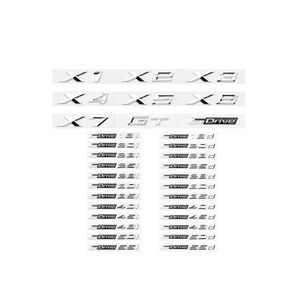 Emblème de garde-boue et autocollant de coffre 3D <span class=keywords><strong>SDrive</strong></span> 20d 30d 35d 40d 50d 20i 25i 30i pour <span class=keywords><strong>BMW</strong></span> M X1 X3 X4 X5 X6 X7 GT – Accessoires de logo - Product Image 1