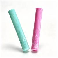 Tubes en plastique à veinage marbré personnalisés avec couvercle résistant aux enfants de 98 mm, 109 mm, 116 mm, 120 mm