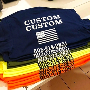 T-shirts personnalisés à bas prix en gros, avec logo imprimé, t-shirts vierges en vrac pour promotion d'entreprise, sur demande, vêtements - Product Image 2
