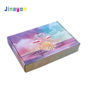 Tùy chỉnh in ấn màu hồng bưu phẩm bưu phẩm giấy các tông sóng hộp vận chuyển đồng bằng gấp hộp đóng gói hộp cho món quà - Product Image 2