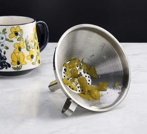 Entonnoir de versement en acier inoxydable de qualité supérieure pour huiles et liquides, avec filtre – Vente en gros usine - Product Image 5