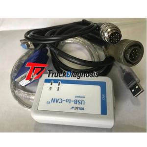 MTU Diagnostic Kit USB-to-CAN Diasys 2.71 MEDC ADEC Full Kit Engine Analyzer Controllers Diagnosis <b>Scanner</b> Tool+CF52 Laptop - Product Image 6