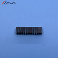 Conector Hembra de Una Fila en Ángulo Recto JINDA Tipo Y de 2.54mm y 12 Pines para Aplicaciones en PCB, Tipo de Conexión en Tubo