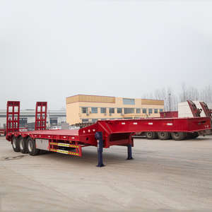 ZW Group Heavy Duty 4 Essieux 80ton Lowboy Remorque Remorque de camion surbaissée à vendre - Product Image 3
