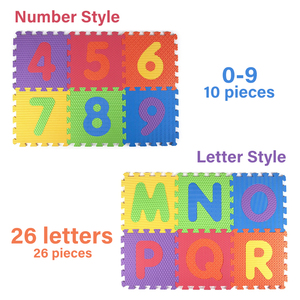 Puzzle d'alphabet moderne écologique de 26 pièces, anti-chute, antidérapant, résistant à l'eau, lavable, pour enfants, <span class=keywords><strong>en</strong></span> EVA, <span class=keywords><strong>chiffres</strong></span> ABC - Product Image 4