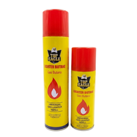 Bouteille de gaz butane en gros pour stockage sûr et stable, recharge de carburant pour briquets de vente au détail en magasin de proximité