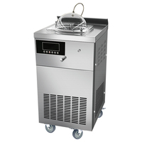 Machine à glace dure commerciale verticale en acier inoxydable à 3 bacs, machine à gelato à congélation rapide pour chaînes de magasins et laiteries