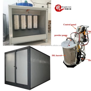 Ligne de peinture en poudre : tout l'équipement est gérable sur un seul site. Système de peinture manuel en poudre avec certification CE, excellent. - Product Image 5