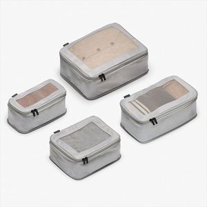 Wholesale Hot Selling Custom <b>Storage</b> Hanging Clothes Shoe Bag Cosmetics Square Mesh Compression Packing Cubes - Product Image 2