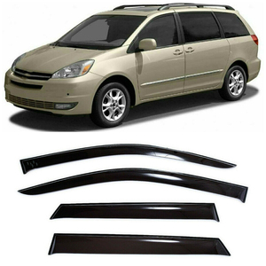 Hot bán Toyota Sienna 2004 2009 cửa sổ Visor Vent Sun Shade mưa Guard xe gió lệch làm bằng bền vật liệu acrylic - Product Image 1