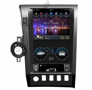 Автомобильный GPS IPS автомобильный Dvd-радио стерео плеер сенсорный экран Тесла стиль для Toyota Tundra 2014-2019 Автомобильный GPS-навигатор DVD-плеер