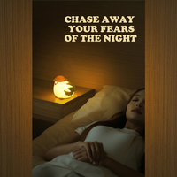 Lampes de nuit, lampe de chevet, lampe pour bébé, USB, LED, mignonne, rechargeable, portable, à intensité variable, lampe de table pour enfants, mini lampe en silicone, animal, cadeau, chambre à coucher
