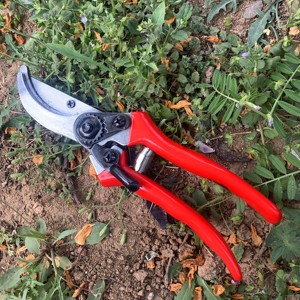 Forbici da <span class=keywords><strong>Potatura</strong></span> Manuali in Acciaio con Manico in Metallo Rosso, Cesoie Resistenti per Frutteti e Giardinaggio - Product Image 4