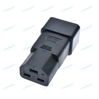Adaptateur d'alimentation IEC 320 C20 mâle vers C21 femelle, 16/20A 125/250V, convertisseur IEC pour PDU, UPS, serveur et équipement industriel