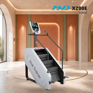 เครื่องออกกำลังกายแบบเดินขึ้นบันไดสำหรับใช้งานเชิงพาณิชย์ รุ่น MND X200E สีเงิน จากโรงงานโดย<span class=keywords><strong>ต</strong></span>รง อุปกรณ์คาร์ดิโอสำหรับฟิตเนสในโรงแรม ทนทาน - Product Image 1