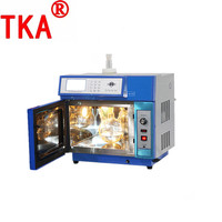 Reactor Químico de Microondas Atmosférico TKA MCR-3 de Onda Continua Sin Pulsos, Sistema de Laboratorio con Cavidad de Acero Inoxidable de 28L, 5 Etapas