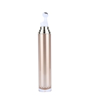 Applicateur de massage vide de 20ml emballage Tube de crème cosmétique pour les yeux sans air avec boule roulante