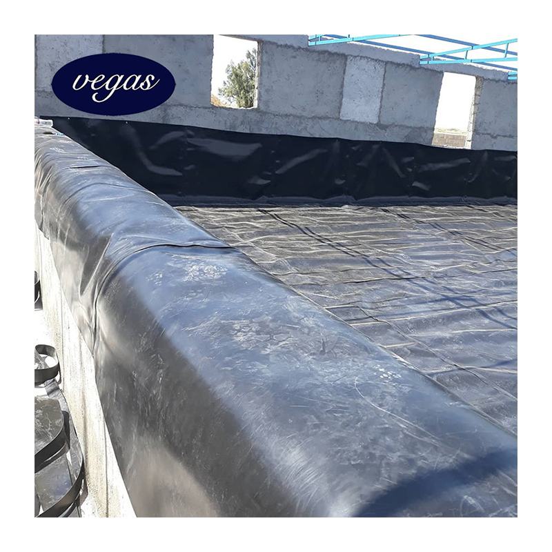 Экологичная ткань EPDM водонепроницаемая резиновая мембрана Водонепроницаемая геомембранная гильза для асфальтового пруда