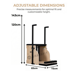 GRASSFIT Wunda Chair Commercial Grade Stability IT Maple Reformer pour Exercices Corporels PC2 Design Écologique Fabriqué à Partir de Matériaux Durables - Product Image 5