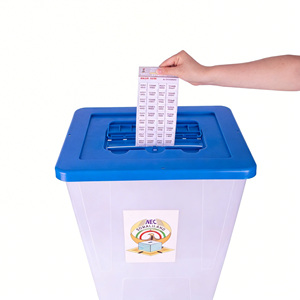 Suministro Directo de Fábrica, <span class=keywords><strong>Urna</strong></span> de Votación de Plástico Transparente Anti-Manipulación para las Elecciones Generales de Nigeria 2027, con Sello de Seguridad - Product Image 2