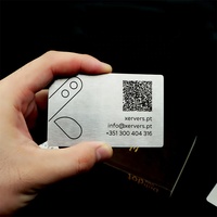Vente directe d'usine carte de membre d'affaires en acier inoxydable personnalisée bon prix enseigne en métal vierge tréfilage artisanat en métal