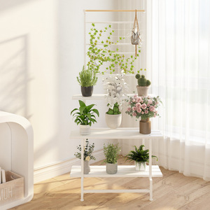 Soporte de flores de varias capas con estante para sala de estar, dormitorio, uso interior y exterior - Product Image 3
