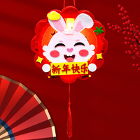 Hot Selling DIY Rückkehr Geschenke für Kinder Geburtstag chinesische hängende Laterne Neujahr Dekoration Artikel Geschenk