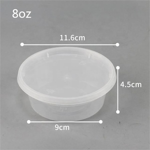 Vaso <span class=keywords><strong>de</strong></span> Plástico Transparente Ecológico <span class=keywords><strong>con</strong></span> Tapa Antiderrames para Salsas, Material PP, Estilo <span class=keywords><strong>de</strong></span> Pared Simple - Product Image 5