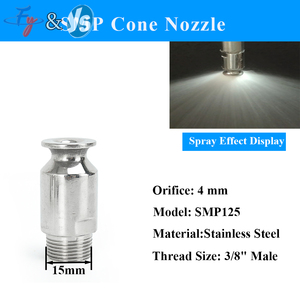 <span class=keywords><strong>Buse</strong></span> à cône plein Premium SMP125, orifice de 4 mm, pulvérisateur anti-colmatage à haut débit pour la désulfuration et la denitrification des gaz de combustion - Product Image 3
