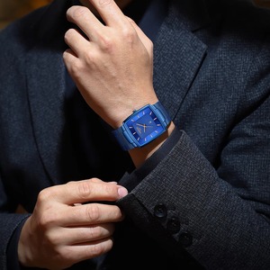 Drioshipping 2613 Reloj de Cuarzo Cronógrafo de Lujo para Hombre, Cuadrado, Delgado, con Malla, Personalizado OEM, Relojes de Pulsera Baratos, de Aleación y Cristal, Regalo Empresarial - Product Image 6