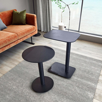 Table d'appoint moderne en fer avec réglage en hauteur par vérin à gaz, table basse polyvalente pour salon, chambre, école, canapé, maison