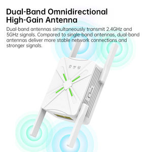 Routeur Gigabit puissant 1200 Mbps, répéteur <span class=keywords><strong>WiFi</strong></span> double bande, extension de réseau pour toute la maison, réseau maillé et élimination des zones mortes - Product Image 6